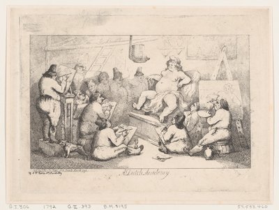 डच अकादमी, मार्च 1792।, मार्च 1792। द्वारा थॉमस रोलैंड्सन