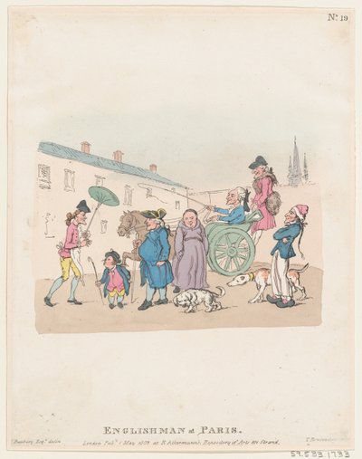 पेरिस में अंग्रेज, 1 मई, 1803।, 1 मई, 1803। द्वारा थॉमस रोलैंड्सन