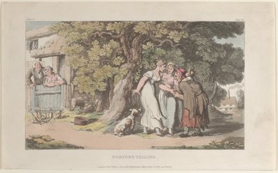 फॉर्च्यून-टेलिंग, द विकर ऑफ वेकफील्ड से, 1 मई, 1817., 1 मई, 1817। द्वारा थॉमस रोलैंड्सन