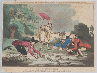 मेंढक शिकार, 20 अप्रैल, 1790।, 20 अप्रैल, 1790। द्वारा थॉमस रोलैंड्सन