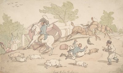 आइवी ब्रिज पर जाना, 1780-1827। द्वारा थॉमस रोलैंड्सन
