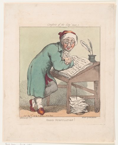 अच्छी अटकलें!, 10 अगस्त, 1799।, 10 अगस्त, 1799। द्वारा थॉमस रोलैंड्सन