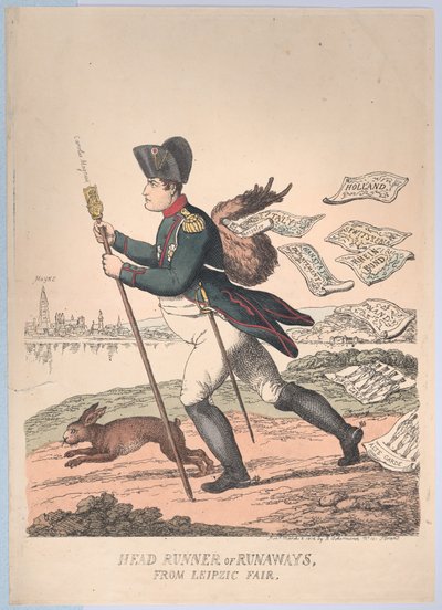 लीपज़िक मेले से हेड रनर या रनवे, 2 मार्च, 1814।, 2 मार्च, 1814। द्वारा थॉमस रोलैंड्सन