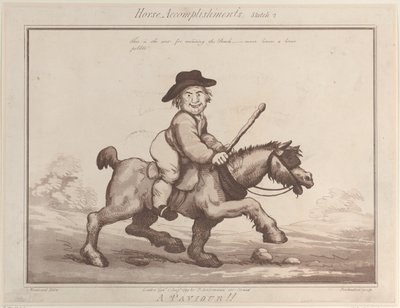 घोड़े की उपलब्धियां, स्केच 2: एक पवित्र !!, 1 अगस्त, 1799।, 1 अगस्त, 1799। द्वारा थॉमस रोलैंड्सन