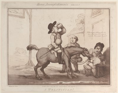 घोड़े की उपलब्धियां, स्केच 5: एक राजनेता !!, 1 अगस्त, 1799।, 1 अगस्त, 1799। द्वारा थॉमस रोलैंड्सन