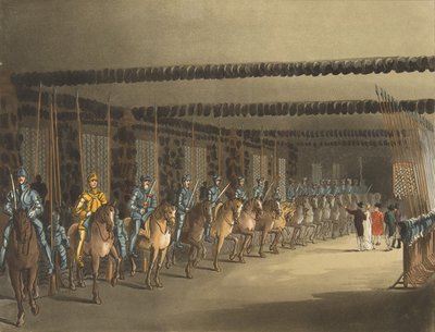 हॉर्स आर्मोरी, टॉवर ऑफ़ लंदन, 1 नवंबर, 1809।, 1 नवंबर, 1809 द्वारा थॉमस सुंदरलैंड