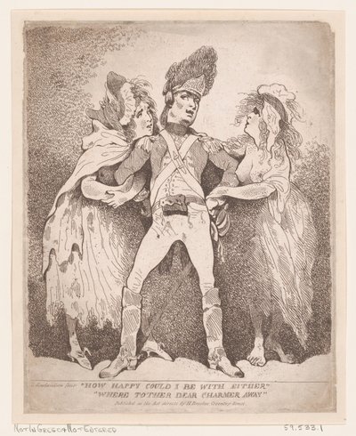 हाउ हैप्पी आई बी एइवर, वर टी'अदर डियर चार्मर अवे, [1784], [1784]। द्वारा थॉमस रोलैंड्सन
