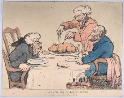 लंच पर यहूदी, 1794., 1794। द्वारा थॉमस रोलैंड्सन