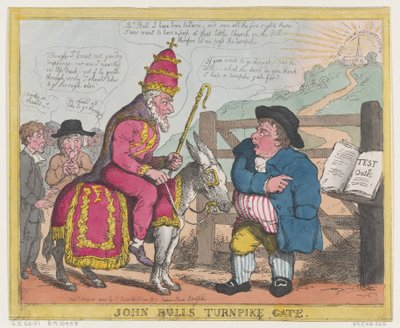 जॉन बुल्स टर्नपाइक गेट, 15 मई, 1805।, 15 मई, 1805। द्वारा थॉमस रोलैंड्सन