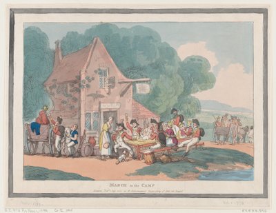 मार्च टू कैंप, 1 सितंबर, 1803।, 1 सितंबर, 1803। द्वारा थॉमस रोलैंड्सन