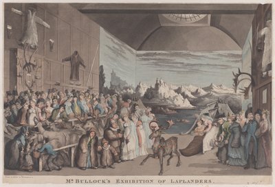 लैपलैंडर्स की मिस्टर बुलॉक की प्रदर्शनी, 8 फरवरी, 1822, 8 फरवरी, 1822। द्वारा थॉमस रोलैंड्सन