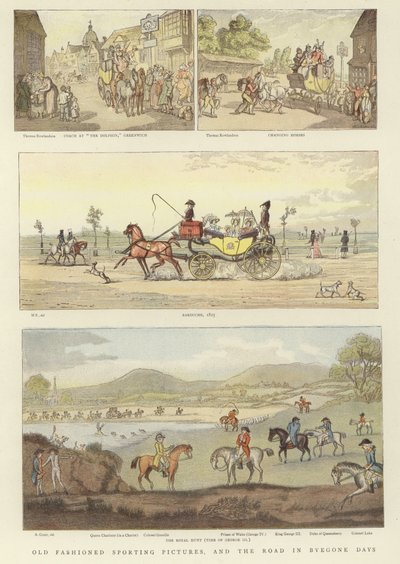 पुराने जमाने की स्पोर्टिंग पिक्चर्स द्वारा Thomas Rowlandson