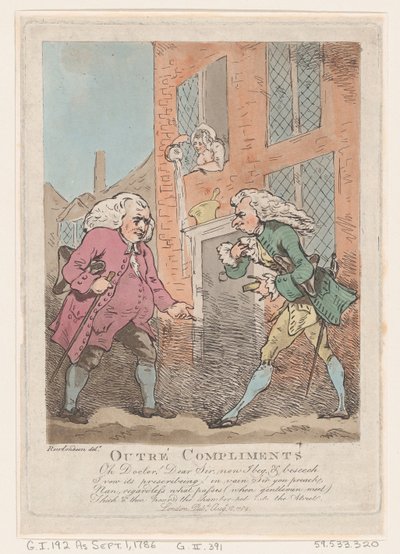 नाराजगी भरी तारीफ, 18 अगस्त, 1786।, 18 अगस्त, 1786। द्वारा थॉमस रोलैंड्सन