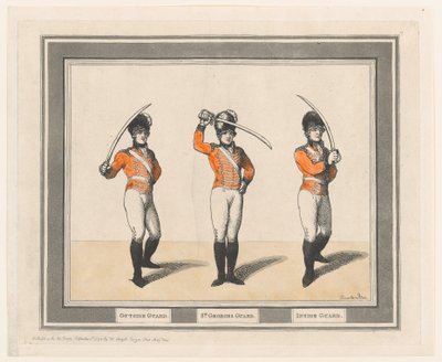 आउटसाइड गार्ड, सेंट जार्ज गार्ड, इनसाइड गार्ड, 1 सितंबर, 1798., 1 सितंबर, 1798। द्वारा थॉमस रोलैंड्सन