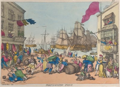 पोर्ट्समाउथ पॉइंट, 1814., 1814। द्वारा थॉमस रोलैंड्सन