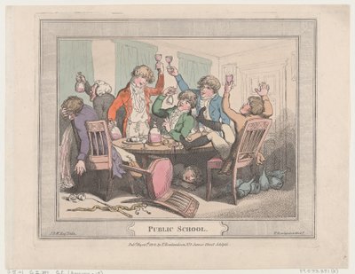 पब्लिक स्कूल, 10 मई, 1802., 10 मई, 1802। द्वारा थॉमस रोलैंड्सन