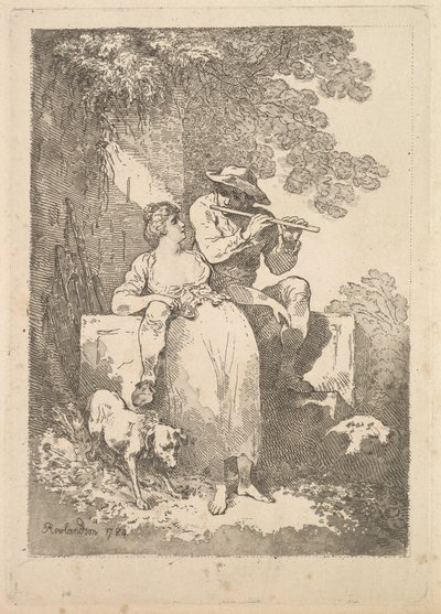 सनी डेज़ पर लेबर से आराम, 1784-87। द्वारा थॉमस रोलैंड्सन