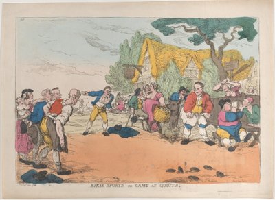 रूरल स्पोर्ट्स ऑर गेम एट कोइट्स, अक्टूबर 30, 1811., अक्टूबर 30, 1811। द्वारा थॉमस रोलैंड्सन