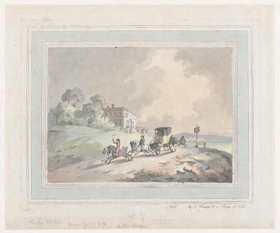 ग्राम्य स्केच, या ए पोस्ट चाइज़ ट्रैवलिंग, 1785-99।, 1785-99। द्वारा थॉमस रोलैंड्सन