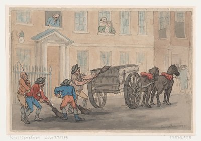 मेहतर की गाड़ी, 1788., 1788। द्वारा थॉमस रोलैंड्सन