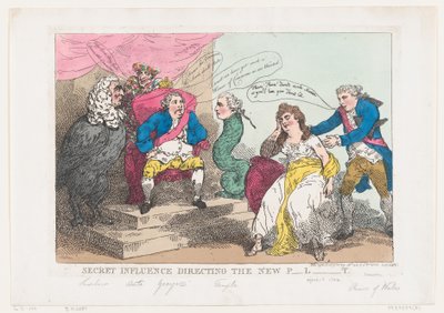 सीक्रेट इन्फ्लुएंस डायरेक्टिंग द न्यू प्लाट [पार्लियामेंट], मई 18, 1784।, मई 18, 1784। द्वारा थॉमस रोलैंड्सन