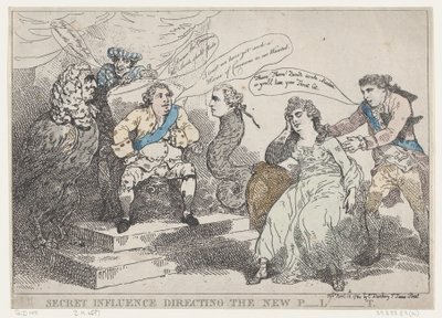 सीक्रेट इन्फ्लुएंस डायरेक्टिंग द न्यू प्लाट [पार्लियामेंट], मई 18, 1784।, मई 18, 1784। द्वारा थॉमस रोलैंड्सन