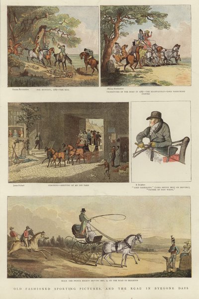 अश्वारोही चित्र की श्रृंखला द्वारा Thomas Rowlandson