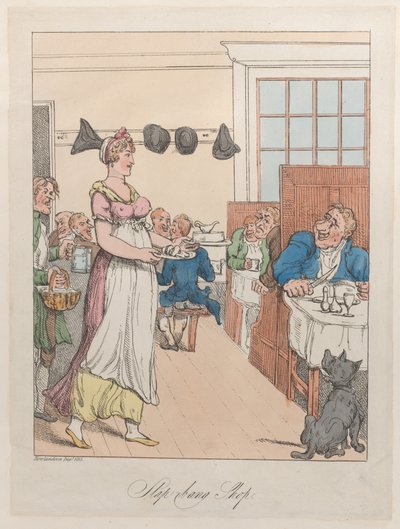 स्लैप-बैंग शॉप, 1815., 1815। द्वारा थॉमस रोलैंड्सन