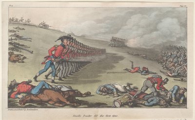 द मिलिट्री एडवेंचर्स ऑफ जॉनी न्यूकम, 1815, 1815 से पहली बार स्मेल्स पाउडर। द्वारा थॉमस रोलैंड्सन