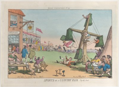 स्पोर्ट्स ऑफ़ ए कंट्री फेयर, पार्ट द सेकंड, 5 अक्टूबर, 1810., 5 अक्टूबर, 1810। द्वारा थॉमस रोलैंड्सन