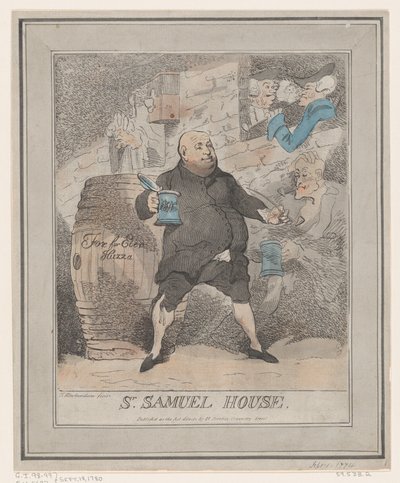 सीनियर सैमुअल हाउस, [1780] 1786-91 को फिर से जारी किया गया। [1780] 1786-91 को फिर से जारी किया गया। द्वारा थॉमस रोलैंड्सन