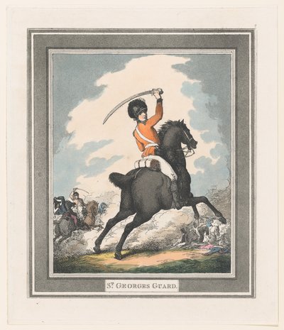 सेंट जार्ज गार्ड, 1798।, 1798। द्वारा थॉमस रोलैंड्सन