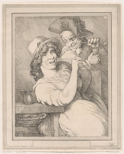 सेंट जाइल्स कोर्टशिप, 1799., 1799। द्वारा थॉमस रोलैंड्सन