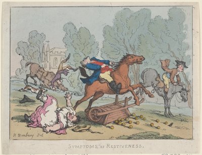बेचैनी के लक्षण, 1807।, 1807। द्वारा थॉमस रोलैंड्सन