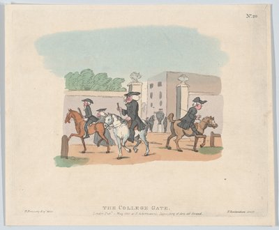 कॉलेज गेट, 1 मई, 1803।, 1 मई, 1803। द्वारा थॉमस रोलैंड्सन