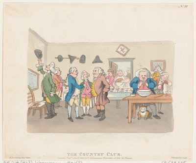 द कंट्री क्लब, 7 अप्रैल, 1803., 7 अप्रैल, 1803। द्वारा थॉमस रोलैंड्सन