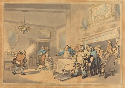 निराश एपिक्योर, 1787। द्वारा थॉमस रोलैंड्सन