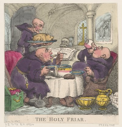 द होली फ्रायर, 6 मई, 1807., 6 मई, 1807। द्वारा थॉमस रोलैंड्सन