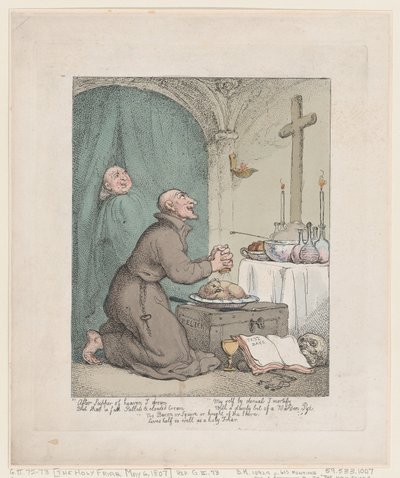 द होली फ्रायर, 6 मई, 1807., 6 मई, 1807। द्वारा थॉमस रोलैंड्सन