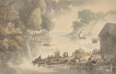 द इन एट द फोर्ड, 1775-1827। द्वारा थॉमस रोलैंड्सन