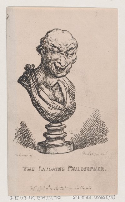 द लाफिंग फिलॉसफर, 1808., 1808। द्वारा थॉमस रोलैंड्सन