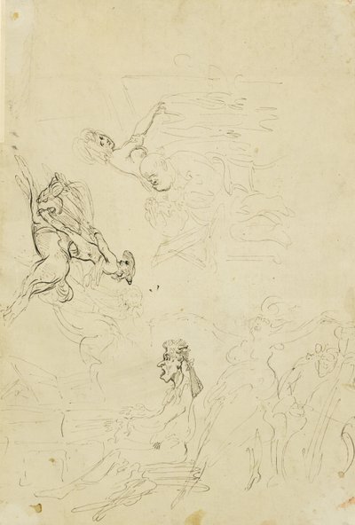 पोस्ट हाउस, c.1778-80 द्वारा थॉमस रोलैंड्सन