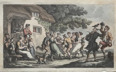 द रेव। डॉ। सिंटेक्स रूरल स्पोर्ट, 1813। द्वारा थॉमस रोलैंड्सन