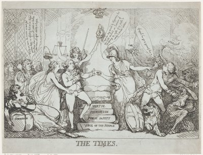 द टाइम्स, दिसंबर 1788., दिसंबर 1788। द्वारा थॉमस रोलैंड्सन