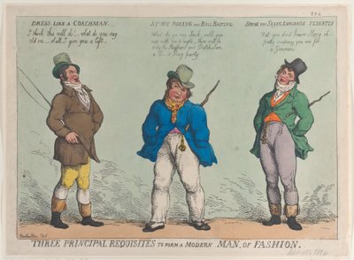 15 सितंबर, 1814, 15 सितंबर, 1814, फैशन के एक आधुनिक आदमी को बनाने के लिए तीन प्रमुख आवश्यकताएं। द्वारा थॉमस रोलैंड्सन