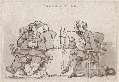 विकार और मूसा, 1786।, 1786। द्वारा थॉमस रोलैंड्सन