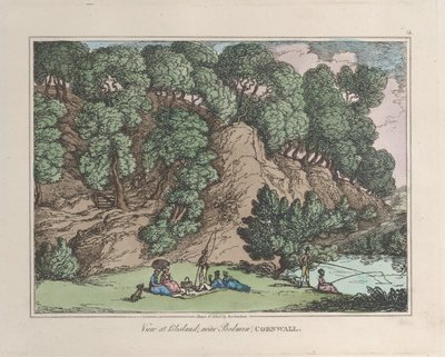ब्लिसलैंड में देखें, बोडमिन के पास, कॉर्नवाल, स्केचेस फ्रॉम नेचर, 1822., 1822 से। द्वारा थॉमस रोलैंड्सन