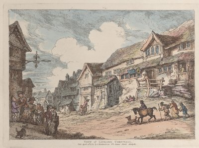 12 अप्रैल, 1812, 12 अप्रैल, 1812 को व्यूज़ इन कॉर्नवॉल से लिस्कार्ड, कॉर्नवाल का दृश्य। द्वारा थॉमस रोलैंड्सन