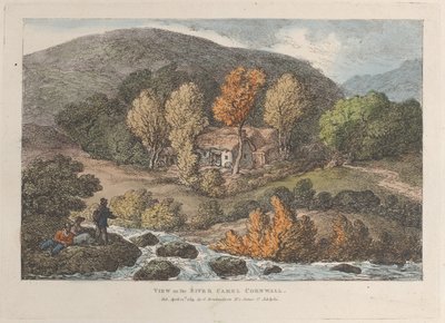 12 अप्रैल, 1812, 12 अप्रैल, 1812 को व्यूज़ इन कॉर्नवॉल, कॉर्नवाल नदी पर देखें। द्वारा थॉमस रोलैंड्सन