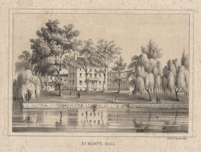 सेंट मैरी हॉल, 1850 द्वारा थॉमस एस। सिनक्लेयर